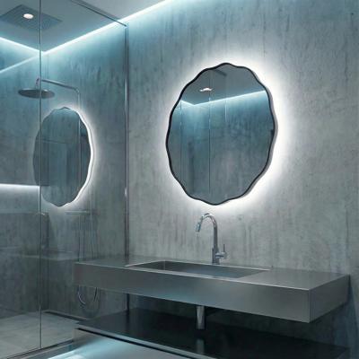 Зеркало Art-Zerkalo Fancy M LED Black Зеркало в раме с подсветкой арт. SM192LBL
