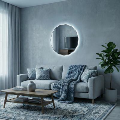 Зеркало Art-Zerkalo Fancy S LED Silver Зеркало в раме с подсветкой арт. SM191LSL