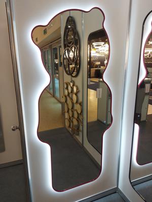 Зеркало Art-Zerkalo Тэд (Ted) LED Голубой Зеркало в полный рост в раме с подсветкой арт. SM100LBLUE