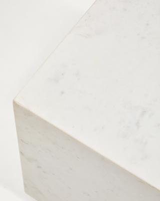 Столик La Forma (ех Julia Grup) Приставной столик Sorein из белого мрамора 40 x 40 см арт. 451191