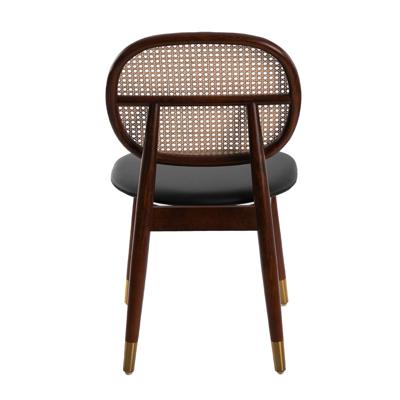 Стул Angel Cerda Стул DC1599 /4093 из экокожи и ротанга арт. 096387