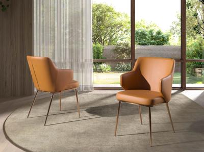 Стул Angel Cerda Стул 4162 из коричневой экокожи арт. 299746