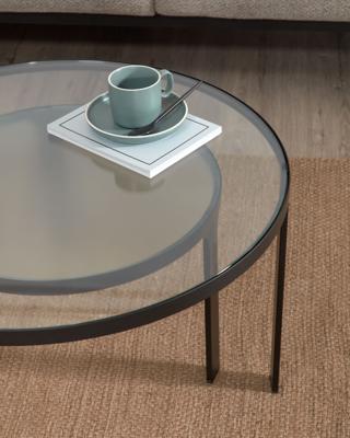 Столик La Forma (ех Julia Grup) Набор столиков Oni Ø 70 cm / Ø 50 cm арт. 086699