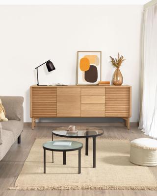 Столик La Forma (ех Julia Grup) Набор столиков Oni Ø 70 cm / Ø 50 cm арт. 086699