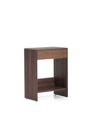 Буфет La Forma (ех Julia Grup) Буфет Norlen с ящиком и полкой из орехового шпона 60 x 81 см арт. 463579