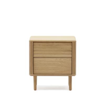 Тумбочка La Forma (ех Julia Grup) Lenon Тумбочка с 2 ящиками из шпона дуба 50 x 55 см арт. 160929