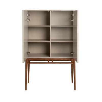 Буфет Angel Cerda Буфет Angel Cerda CP1709 /3073 жемчужно-серый с ножками из ореха арт. 074179