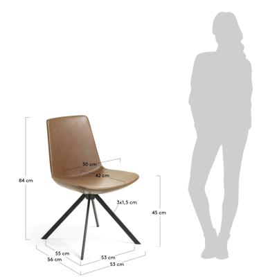 Стул La Forma (ех Julia Grup) Стул Zast коричневый арт. 057930
