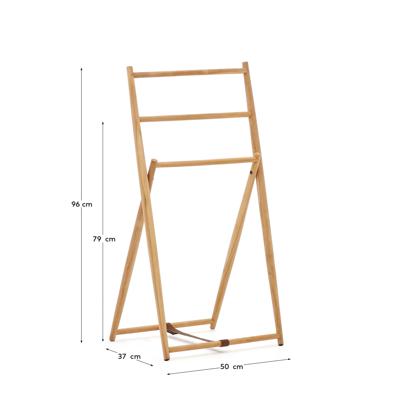 Комплект мебели для ванной La Forma (ех Julia Grup) Kenta Вешалка для полотенец  из массива тикового дерева 50 x 95 см арт. 162167
