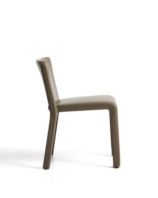 Стул La Forma (ех Julia Grup) Стул Loria в обивке из коричневой экокожи арт. 503238