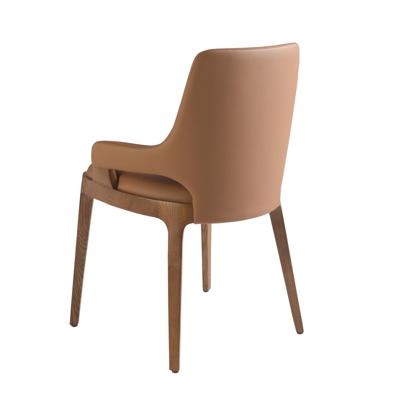 Стул Angel Cerda Стул 4136/CH20029 с обивкой из коричневой экокожи арт. 173666