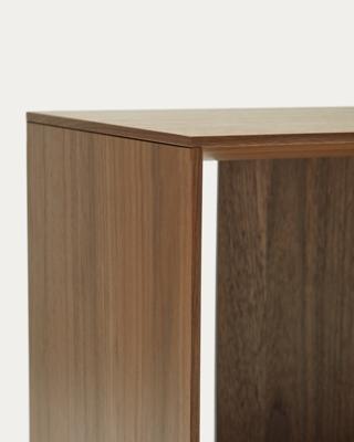 Полка La Forma (ех Julia Grup) Litto Средний модуль полки из шпона орехового дерева 67 x 38 см арт. 157826