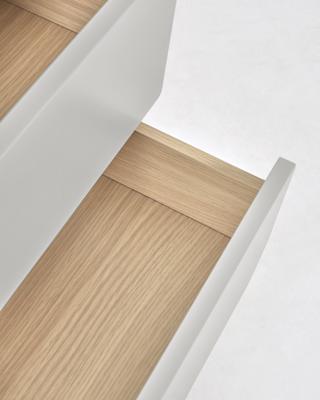 Комод La Forma (ех Julia Grup) Комод Anielle из массива и шпона ясеня с тремя ящиками 60 x 117 см арт. 116808