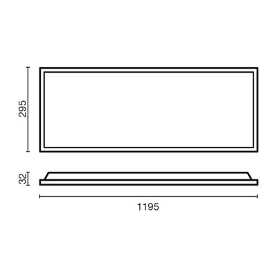 Встраиваемый светильник Faro BACKLIGHT Встраиваемый светильник 595x595 UGR<19 36W 3000K 90° DALI арт. 186995