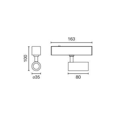 Потолочный светильник Faro Светильник Neso Hole 5W 2700K 40° белый Casambi арт. 162325