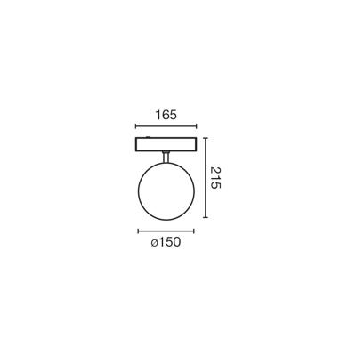 Потолочный светильник Faro Светильник Neso Unik 2700K DALI арт. 084872