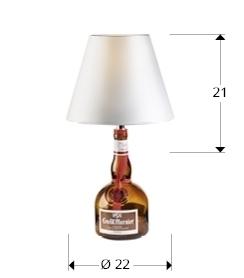 Лампа Schuller Настольная лампа Liquor Dessert Kit белый абажур арт. 156177