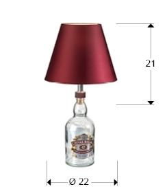 Лампа Schuller Настольная лампа Liquor Dessert Kit гранатовый абажур арт. 156178