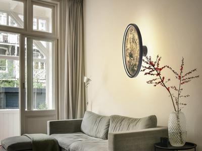Потолочный светильник Schuller Настенный/потолочный светильник Stone CCT- черный LED D60 арт. 215928