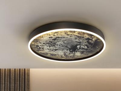 Потолочный светильник Schuller Потолочный светильник Stone CCT- черный LED 60D арт. 215920