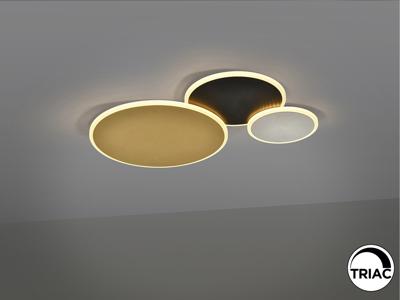Потолочный светильник Schuller Umbra Потолочный светильник черный/золотой/белый арт. 194086