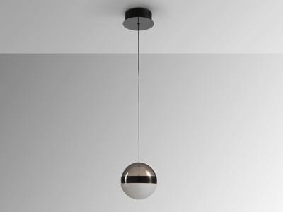 Подвесной светильник Schuller Подвесной светильник Orbes1L D15 черный хром арт. 215856