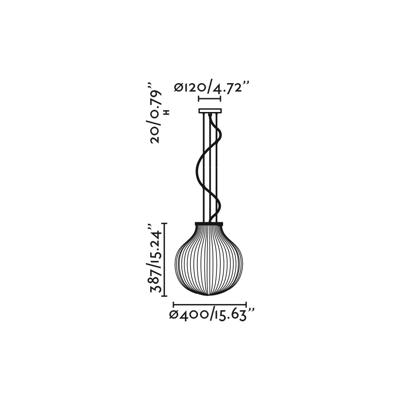 Подвесной светильник Faro Подвесной светильник ISABELLE 400 белый 1xE27 арт. 183263