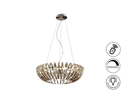 Подвесной светильник Schuller Люстра Ariadna 12L шампань DIMABLE арт. 086284