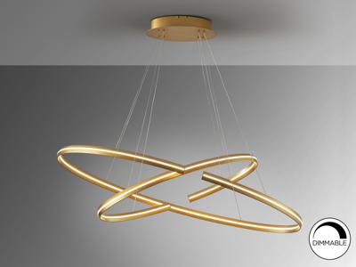Подвесной светильник Schuller Подвесной светильник Elipse золотой большой DIM BLUETOOTH арт. 109071