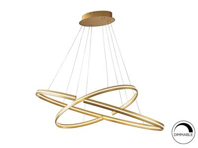 Подвесной светильник Schuller Подвесной светильник Elipse золотой большой DIM BLUETOOTH арт. 109071