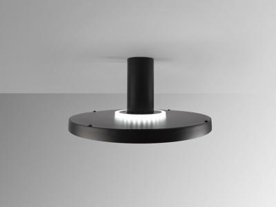 Потолочный светильник Schuller Настенный/потолочный светильник Stone CCT- черный LED D30 арт. 215926