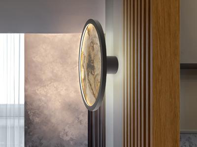 Потолочный светильник Schuller Настенный/потолочный светильник Stone CCT- черный LED D30 арт. 215926