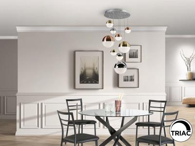 Подвесной светильник Schuller Подвесной светильник Sphere 9L LED Ø50 DIM разноцветный арт. 098216