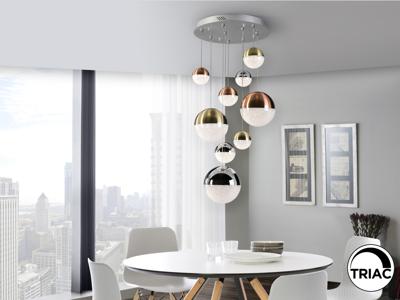 Подвесной светильник Schuller Подвесной светильник Sphere 9L LED Ø50 DIM разноцветный арт. 098216