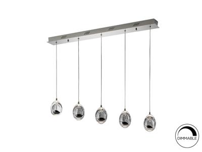 Подвесной светильник Schuller Подвесной светильник Rocio LED 5L хром арт. 076817