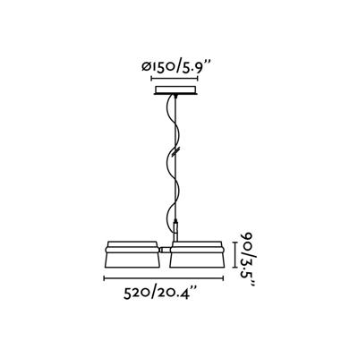 Подвесной светильник Faro Подвесной светильник 3X6W 2700K арт. 059005