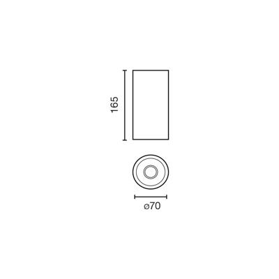 Потолочный светильник Faro FOST Потолочный светильник Ш70 28W черный 60° 3000K CRI90 арт. 187849