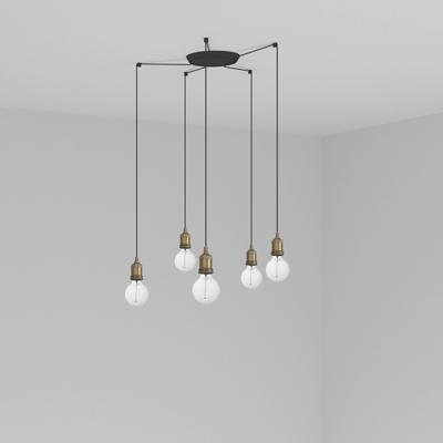 Подвесной светильник Faro Люстра Art 5L состаренное золото арт. 107780