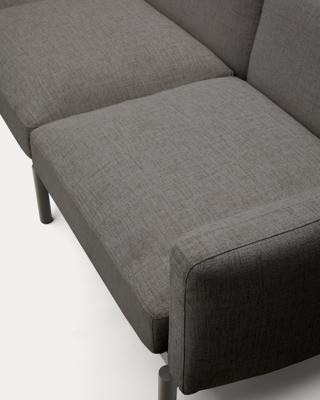 Диван La Forma (ех Julia Grup) Sorells 5-местный угловой садовый диван из алюминия с серой отделкой арт. 193458