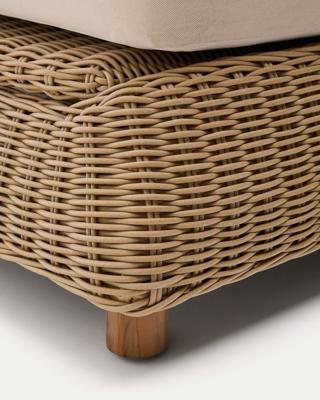 Шезлонг La Forma (ех Julia Grup) Двойной шезлонг Meria из искусственного ротанга арт. 254514