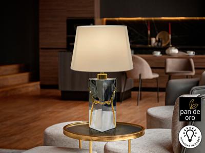 Лампа Schuller Ocean Настольная лампа 1L хром-золотой арт. 465837