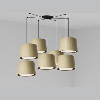 Подвесной светильник Faro Подвесной светильник Samba Черный/зеленый 7L арт. 115843