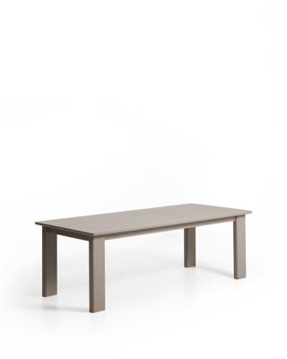 Стол La Forma (ех Julia Grup) Раздвижной стол Livorno из алюминия цвета таупе, 233(350) x 100 см арт. 482608