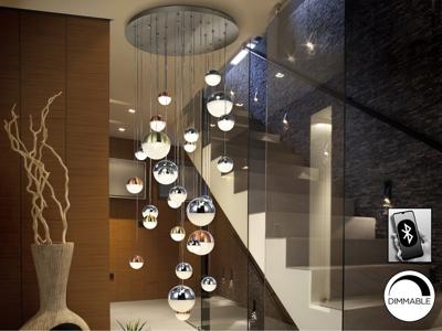 Подвесной светильник Schuller Подвесной светильник Sphere LED 27L Ø80 DIM BLUETOOTH CCT цветной арт. 109087