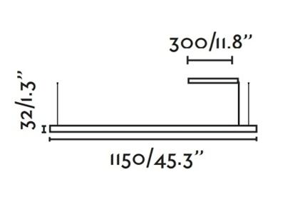 Подвесной светильник Faro Подвесной светильник Vico черный 30W 2700K CANOPY RECESS арт. 122216