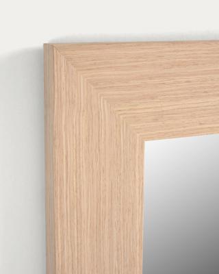 Зеркало La Forma (ех Julia Grup) Зеркало Yvaine натуральная отделка в широкой раме 80 x 180 cm арт. 091246