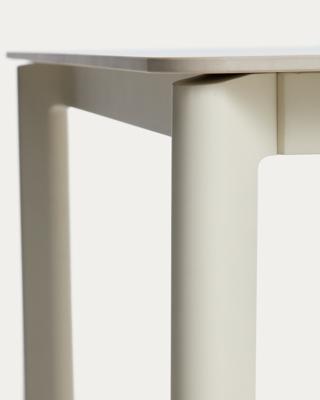 Стол La Forma (ех Julia Grup) Уличный стол Anafi с бежевой столешницей из спеченного камня, 220 x 100 см арт. 482165