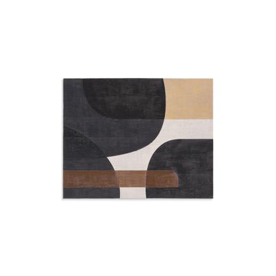Постер La Forma (ех Julia Grup) Tonol коричневый абстрактный холст 100 x 80 см арт. 209890