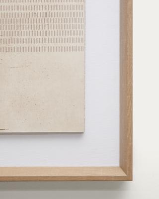 Постер La Forma (ех Julia Grup) Sormina Картина с коричневыми полосками вверху 30 х 40 см арт. 190039