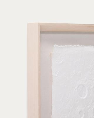 Постер La Forma (ех Julia Grup) Olvin Абстрактная картина на белой бумаге с рельефным рисунком арт. 265118